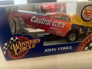 Winners Circle John Force Superman 1:24 Scale Castrol GTX Funny Car New Hasbro - Picture 1 of 7