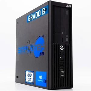 HP Z220 SFF WORKSTATION XEON WINDOWS 11 PRO 8GB 240GB SERIALE RS232 DVD-RW PC - Picture 1 of 6