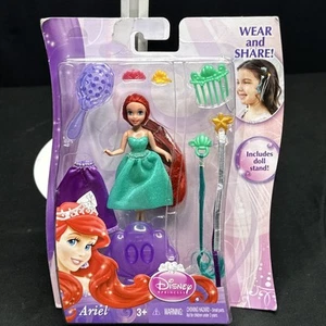 Disney Princess Doll Set Mini Little Ariel Wear Share - Picture 1 of 11