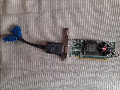 ATI AMD Radeon HD 3450 256MB S-Video DMS-59 Graphics Card + connection adapter - Image 1 of 4