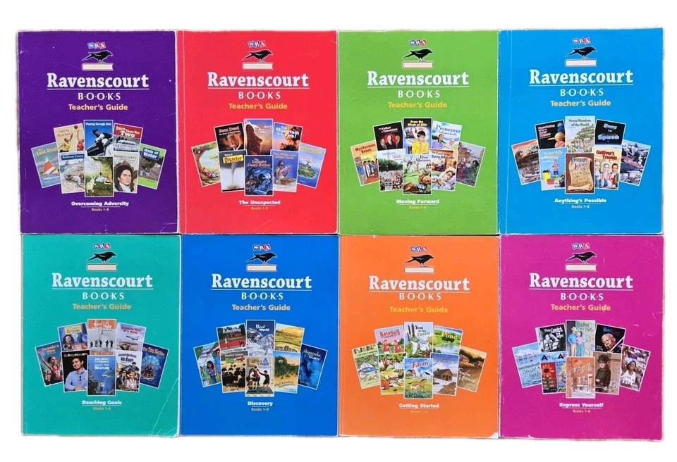 Lot Of 8 SRA RAVENSCOURT TEACHER'S GUIDES (8 Units, covering 8 Books Each) - Image 1 of 4