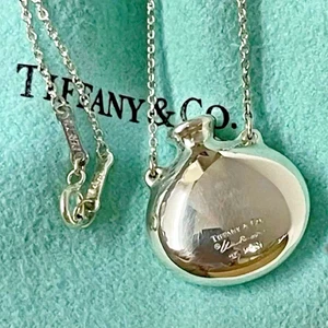 Tiffany & Co Elsa Peretti Perfume Bottle Pendant Necklace Sterling Silver Rare - Picture 1 of 7