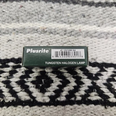 Plusrite 钨卤素微型灯 JC 12V 10W G4 全新 未测试 — 第 1/3 张图片