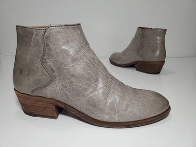 Botas Frye Carson Piping de cuero gris grafito para mujer talla 9 Foto 1 de 4