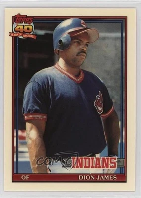 1991 Topps Factory Set Collector's Edition (Tiffany) Dion James #117 - Image 1 of 2