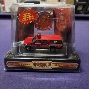 Code 3 Collectible #12402 — GMC Suburban D7 Boston Fire Diecast 1/64 Model - Picture 1 of 6