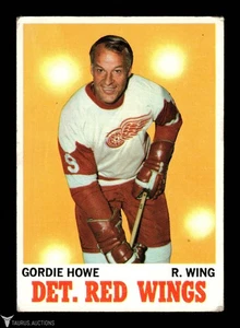 1970-71 Topps #29 Detroit Red Wings HOF Gordie Howe Hockey Card VG - Picture 1 of 2