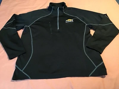 NORTH END CHEVROLET EMBROIDERED LOGO 1/2 ZIP PULLOVER SOFT SHELL JACKET MEN-XL.  - Image 1 of 4