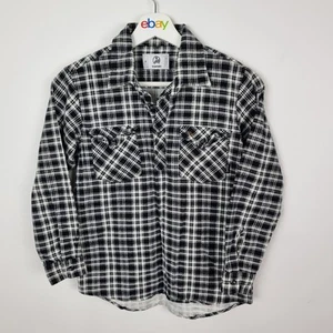 Swanndri Half-Button Flannel Shirt Kids Size 10 - Picture 1 of 5