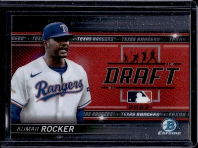 2022 Bowman Draft Kumar Rocker Night #BDN-10 Rangers - Image 1 of 2