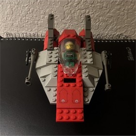 Vintage Lego 7134 A-Wing Fighter  with Pilot 