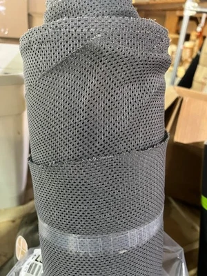 Apex Mills NW96A Dark Gray Mesh Fabric 54”W | MIL-Style by the Yard USA - Image 1 of 2