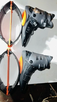 Kangoo Jumps KJ XR3 Médio Masculino 6-8 Feminino 7-9 Preto Botas de Exercício X Bolsa de Rebote - Imagem 1 de 4