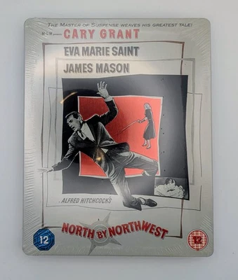 North By Northwest (1959)  Alfred Hitchcock Blu-ray STEELBOOK NEW / SEALED OOP - Image 1 of 2
