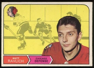 1968-69 OPC O-Pee-Chee #152 Matt Ravlich Chicago Blackhawks - Picture 1 of 2