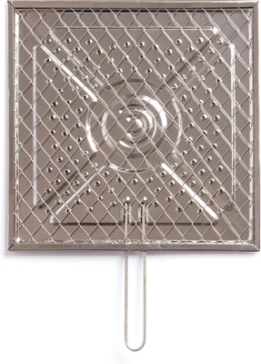 Rustichella Gratella Tostapane, Acciaio Inossidabile, Argento, 25 X 25 Cm - Immagine 1 di 4