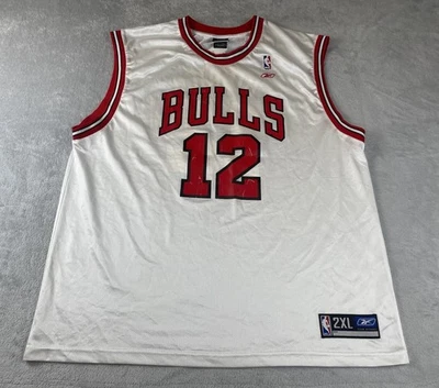 Chicago Bulls Basketball Jersey Size 2xl White NBA #12 Kirk Hinrich Reebok - Image 1 of 4