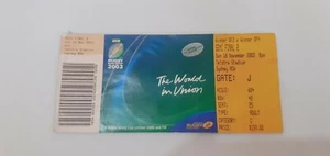 Rugby World Cup 2003 Ticket Semi Final 16th November - Picture 1 of 2