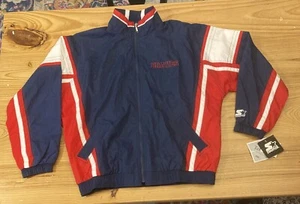 Atlanta Braves Starter Jacket NWT Size XL Vintage Full Zip Windbreaker MLB - Picture 1 of 12
