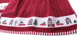 2x Toallas Christmas Kracht Rizo Cocina Toallas Coche Decoración Navidad Casa - Imagen 1 de 4