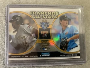 2012 Bowman Chrome REFRACTOR FAS-MC Gerrit Cole Franchise All-Stars Rookie Card - Picture 1 of 2