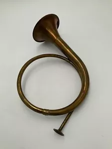 Antique Brass Handmade Bugle Fox Horn Musical Instrument - Picture 1 of 4
