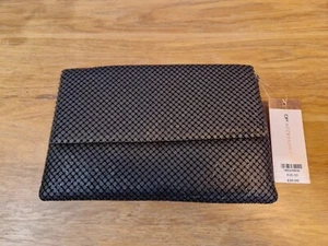 Dorothy Perkins Clutch Bag Black - Elegant Envelope Style - Picture 1 of 5