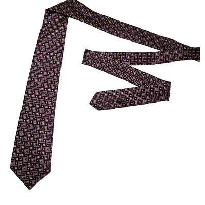 Corbata Thomas Rosa Para Hombre Floral Paisley 100% Seda Hecha a Mano en Inglaterra Foto 1 de 4