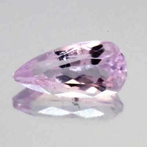 16 x 7.8 mm Natural Pink Kuzite Gemstones Pear Cut UnHeated Kunzite Fine Quality - Picture 1 of 3