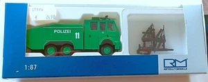 Rietze 67804 Mercedes Benz Wasserwerfer WaWe 9000 Polizei Sachsen- rar - OVP neu - Bild 1 von 1