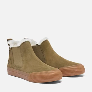 DONNA *TIMBERLAND SKYLA BAY 2.0 MID HOT LINED SNEAK* VERDE OLIVA TAGLIA 8 M - Foto 1 di 8
