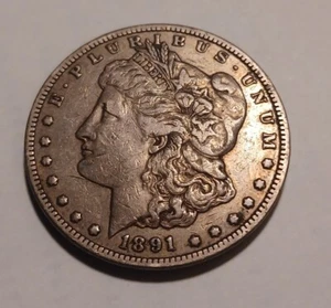 1891-CC $1 Morgan Silver Dollar Coin **Better Date-Carson City** - Picture 1 of 6