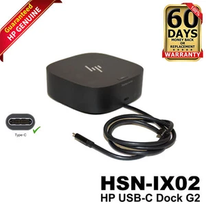 HP Elite ZBook ProBook HSN-IX02 USB Universal Docking Station G2 5TW10AA#ABA - Picture 1 of 10