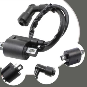 Black Motorcycle Ignition Coil ATV Beach Car Off-Road Motorcycle Ignition D3P7 - Picture 1 of 13