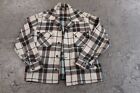 VTG WOOLRICH Made in USA 70s style Wool Button Up Flannel Pattern Sz 48 Jacket