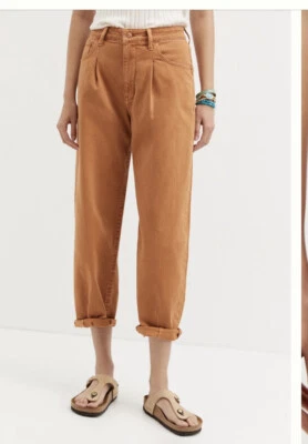 ANTHROPOLOGIE Pilcro The Breaker 宽鬆牛仔裤。 30P 码 零售130美元 — 第 1/4 张图片