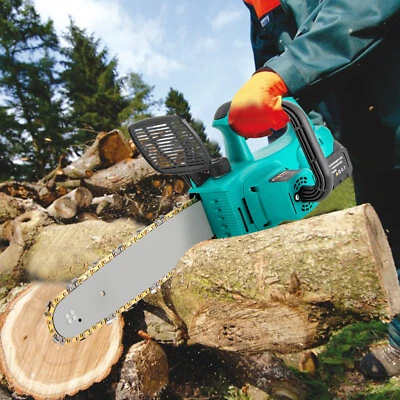 Motosega 1100w motore brushless impugnatura legno cutter sega con 2 batterie IT - Immagine 1 di 4