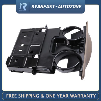 Portavasos de tablero bronceado pergamino para Ford Super Duty F250 F350 F450 F550 1999-2004 Foto 1 de 4