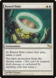 RUNED HALO (SHM) Shadowmoor - MTG - LP - Picture 1 of 1
