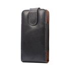 for Maxcom Ms554 4G (2022) Genuine Leather Holster Executive Case belt Clip R...