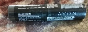 Base Avon Ideal Shade Mousse Palo Color (Tierra) Nuevo Sellado de stock antiguo  - Imagen 1 de 3