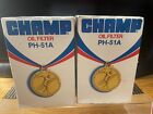 2-Oil Filter  Champ/Champion Labs  PH51A NEW IN BOX FREE SHIPPING GMC Jimmy