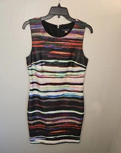 Tommy Hilfiger abito tubino a righe donna taglia 8 senza maniche elasticizzato - Foto 1 di 12