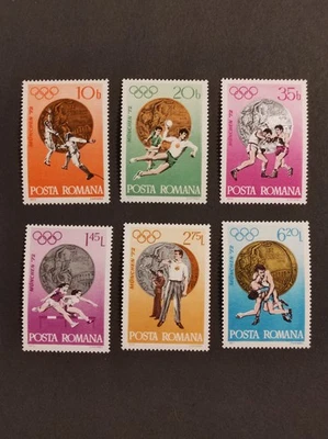 Rumania 1972 medalla olímpica ganadores - Munich 1972 MNH Foto 1 de 2