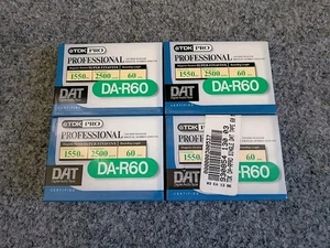 4x TDK Pro DA-R60 Studio Master DAT Recording Tapes  - Bild 1 von 3