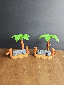 Fisher Price Little People Nativity Set Fence Palm Tree Stone Replacement Piece - Picture 1 of 19