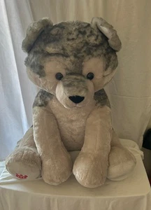 Riesiger Wolf Welpe Build A Bear, 30 Zoll sehr groß. Mit Etikett. Selten - Bild 1 von 9