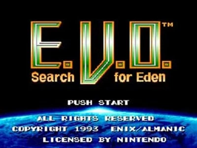 E.V.O. Search For Eden - SNES Super Nintendo Game - Image 1 of 4