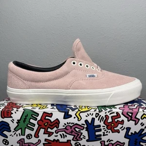 VANS Vault OG Era LX Pink Suede Pale Dogwood Pig Skateboarding Shoes Mens 8.5 - Picture 1 of 10