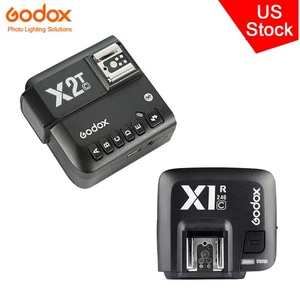 US Godox X2T-C Transmitter Bluetooth X1R-C Camera Flash Receiver Kit For Canon - Picture 1 of 12